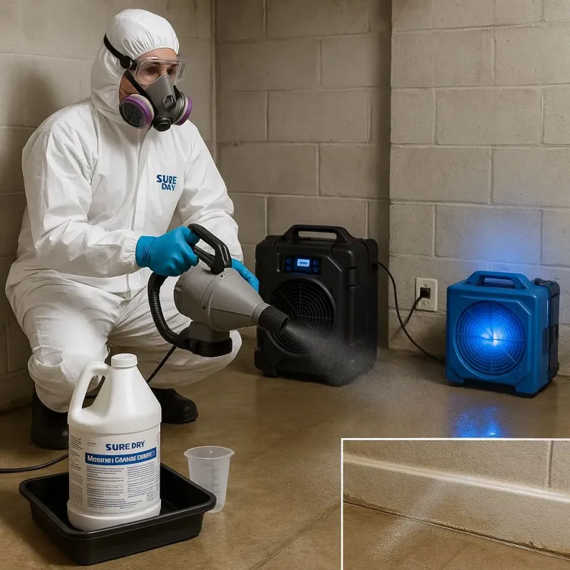 Sanitization and Odor Removal process in Crescent, OK
