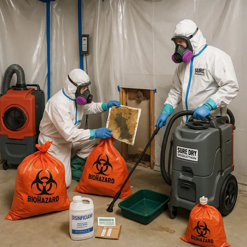 Contaminated Water Handling Protocols process in Crescent, OK